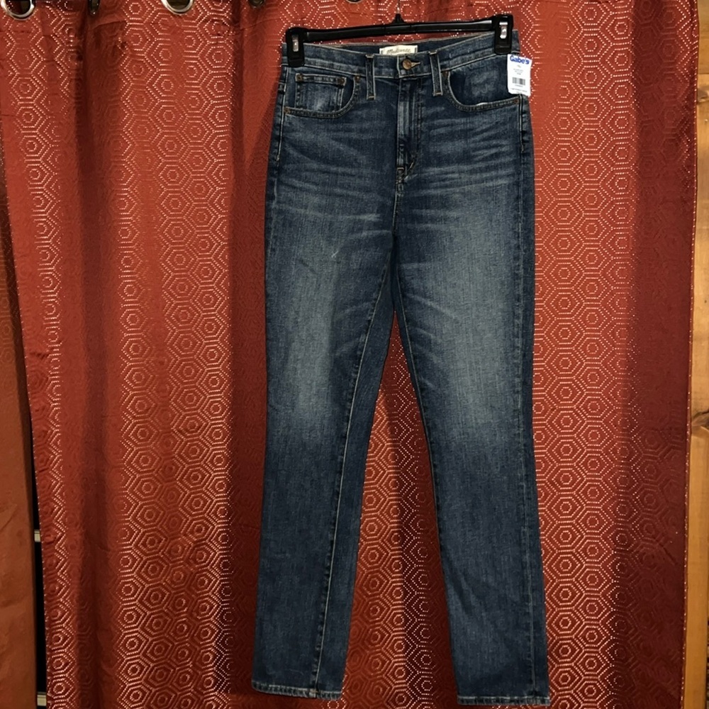 Madewell High-Rise Slim Boy Jeans 26T NWT